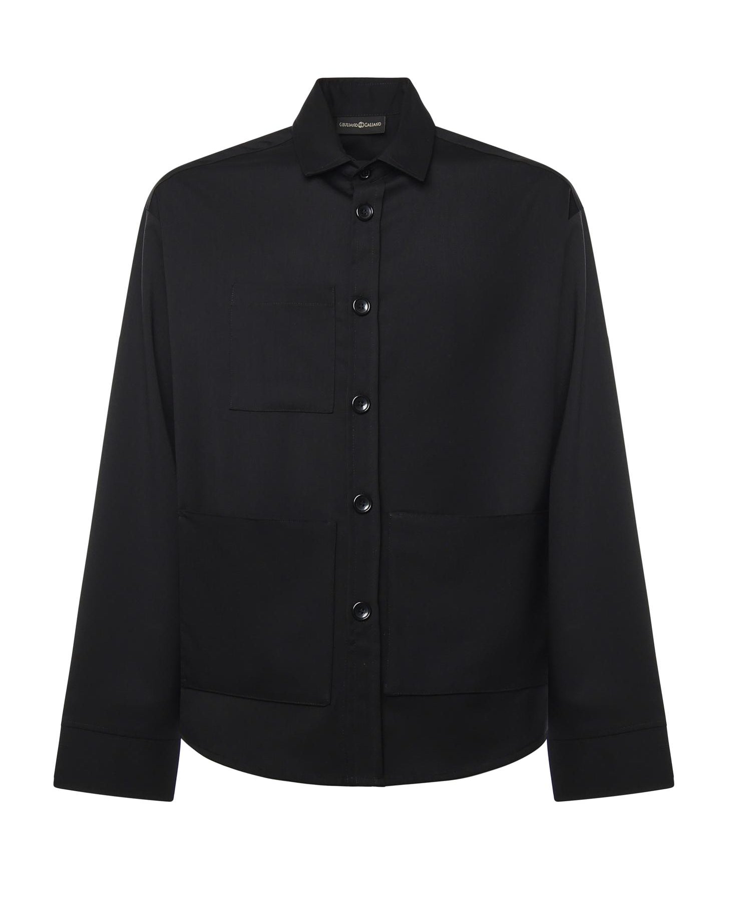 Camicia Tobhias in lana TOBHIAS NERO GIULIANO GALIANO 