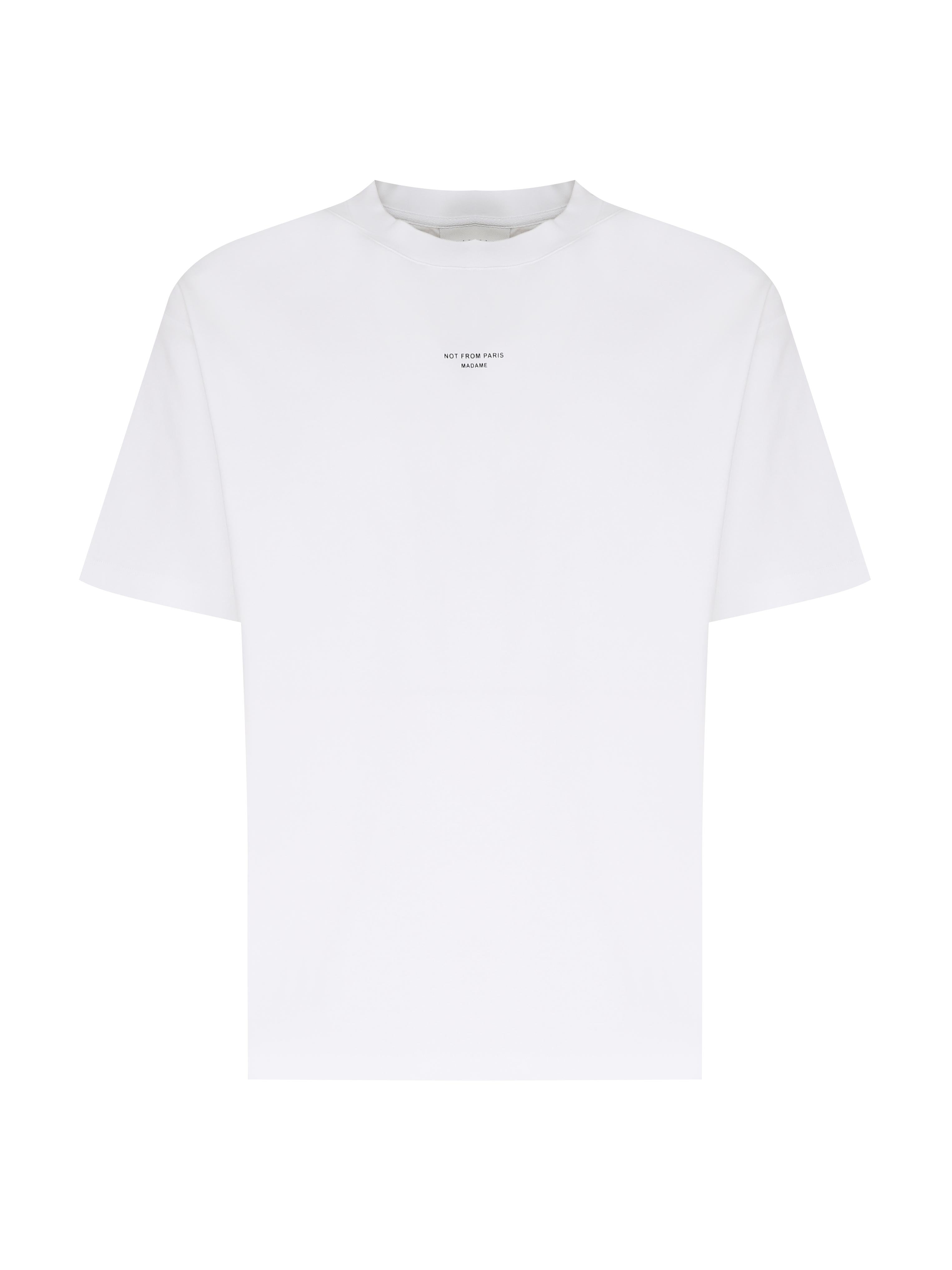 T-shirt Le Slogan Classique in cotone PERMTS202CO002 OPW Drôle de Monsieur 