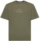 T-shirt con stampa 'Stone' L1S152100001 S0285V005G STONE ISLAND 