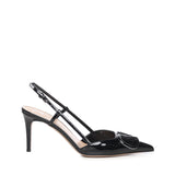 Décolleté slingback VLogo Signature in vernice 7W2S0R01 TMK0NO VALENTINO GARAVANI 