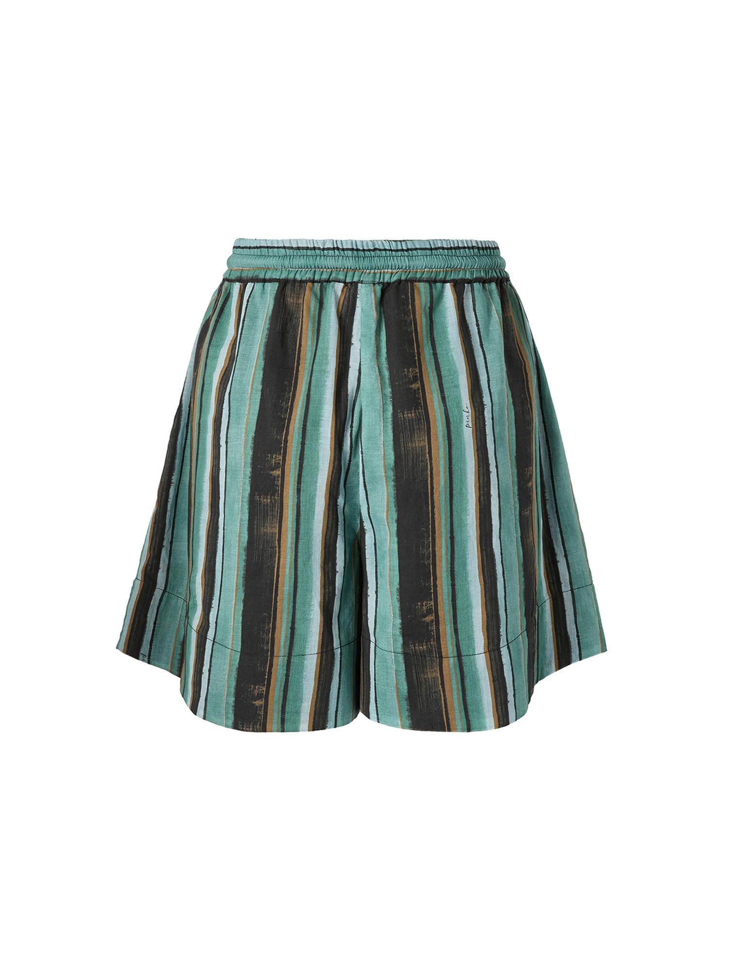 Shorts a righe in cotone 106991 A3CHSD3 PINKO 