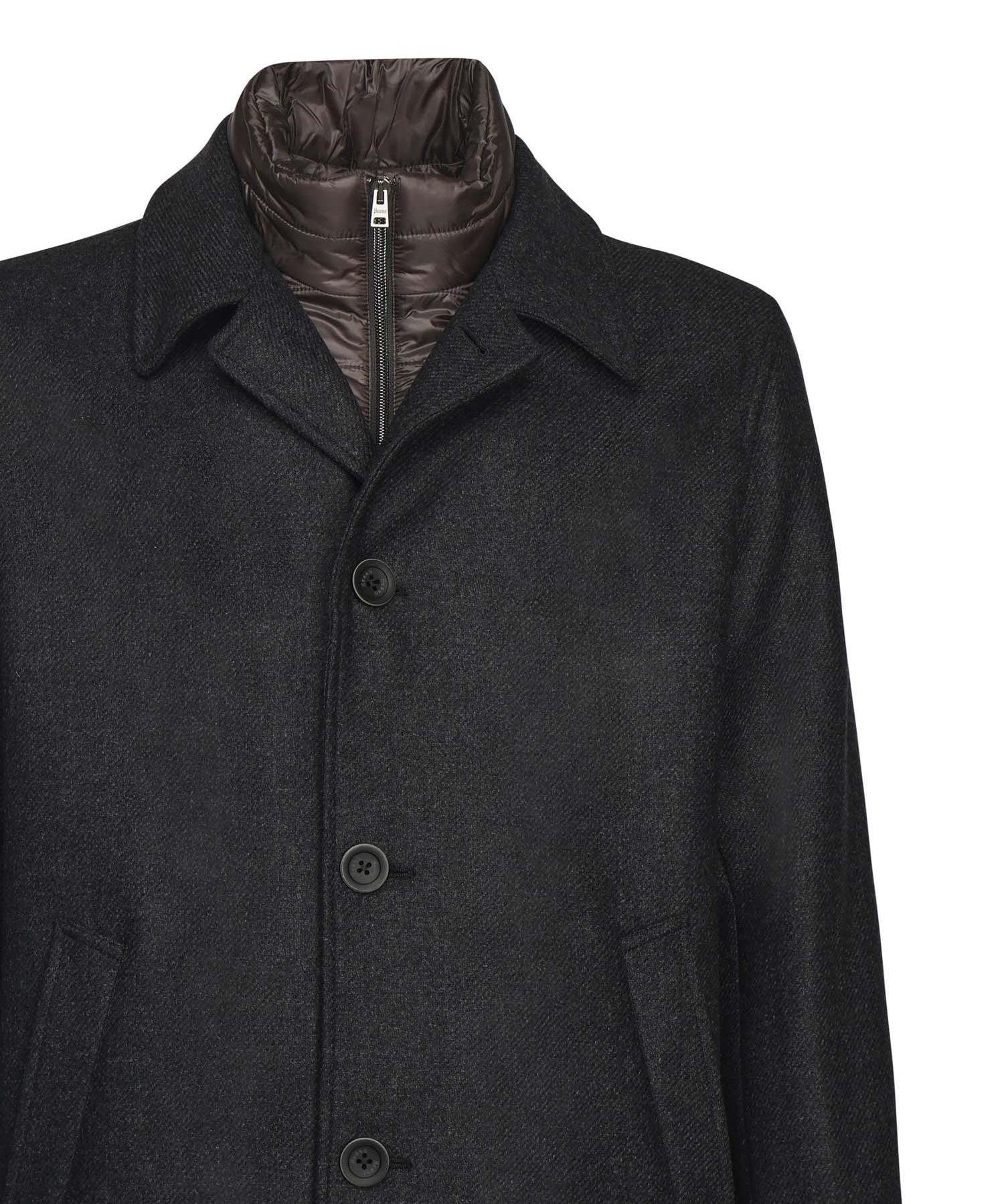 Cappotto monopetto in misto lana CA000215U 33432R9490 HERNO 