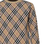 Maglia in misto lana e mohair Check 8111379 B9368 BURBERRY 