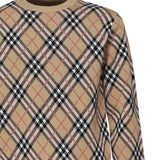 Maglia in misto lana e mohair Check 8111379 B9368 BURBERRY 
