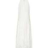 Abito midi in sangallo e macramè 104857 A2G9Z05 PINKO 