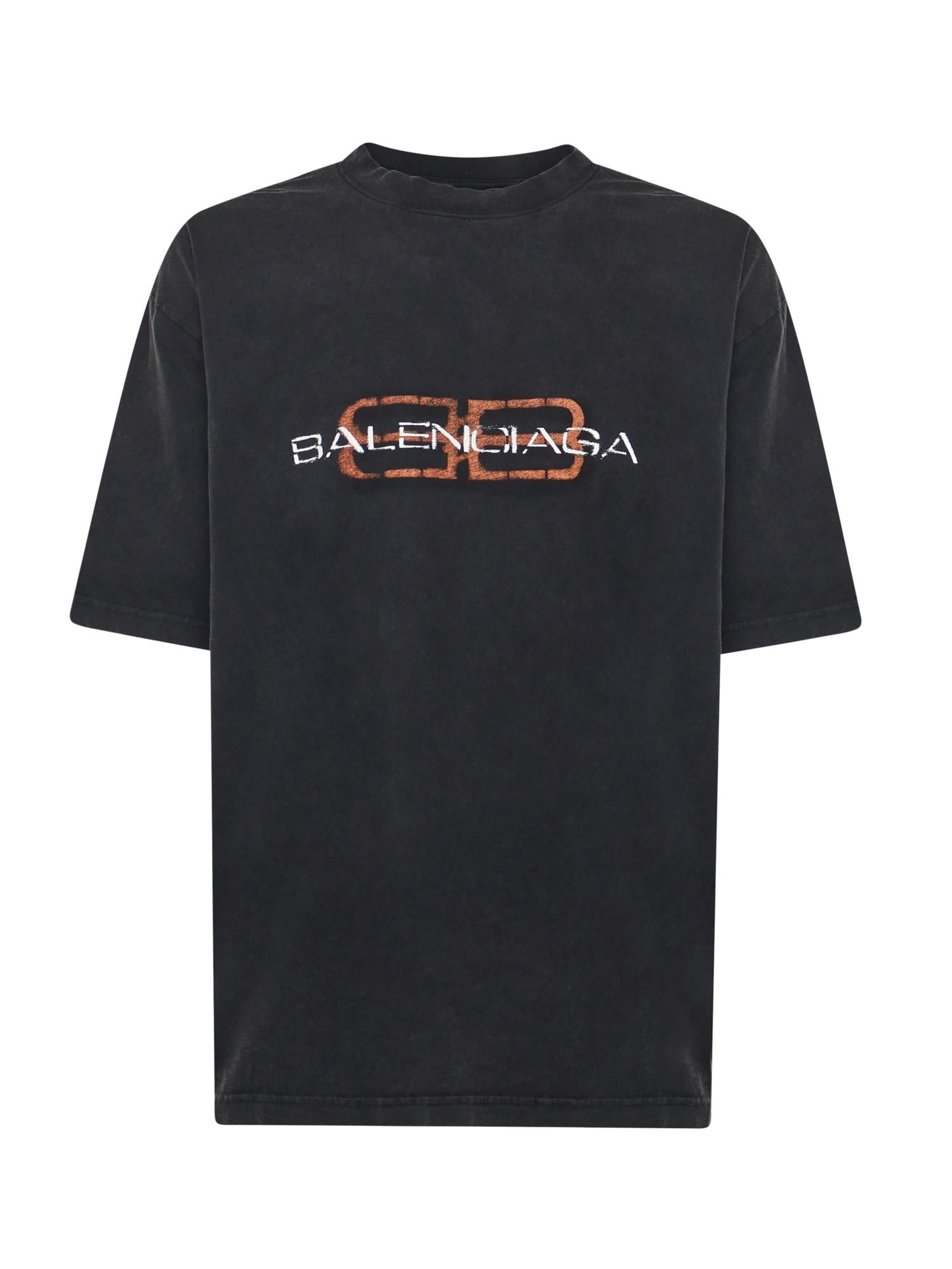 T-Shirt BB Icon Stencil 764235 TTVD61041 BALENCIAGA 