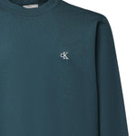 Felpa in cotone con logo LV04RG275G PP1 CALVIN KLEIN 