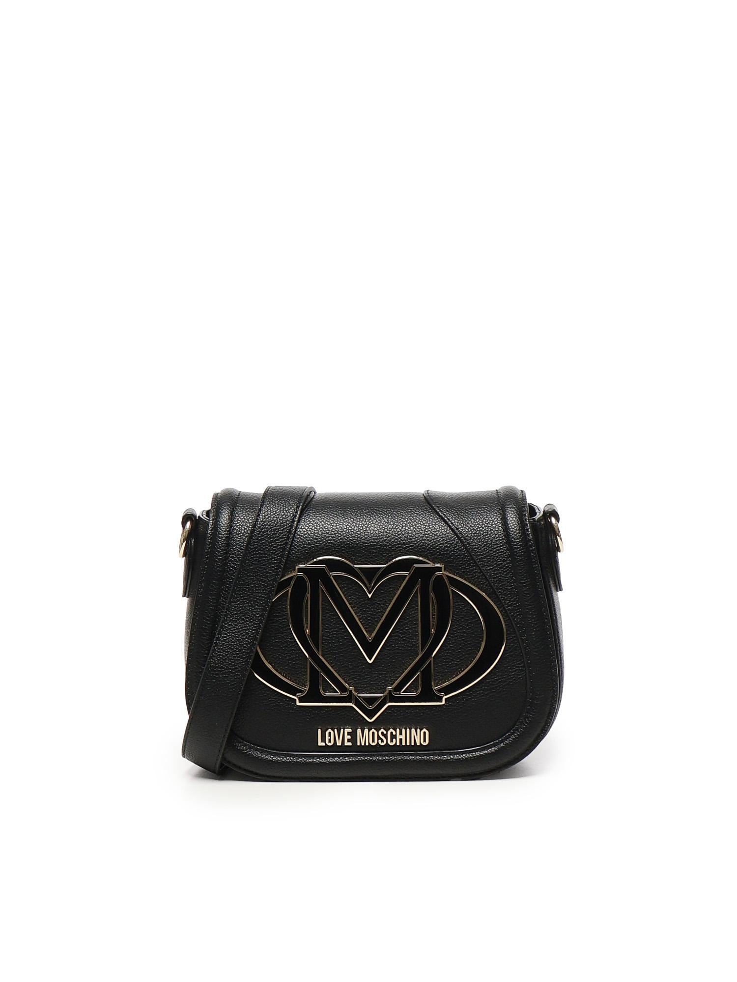 Borsa a spalla con maxi logo JC4007PP1NLG0 000 LOVE MOSCHINO 