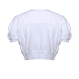 T-shirt cropped Football in cotone 1G010017 J001MA401 VIVIENNE WESTWOOD 