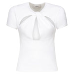 T-shirt cut-out COPJS158F5012 WHITE COPERNI 