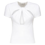 T-shirt cut-out COPJS158F5012 WHITE COPERNI 