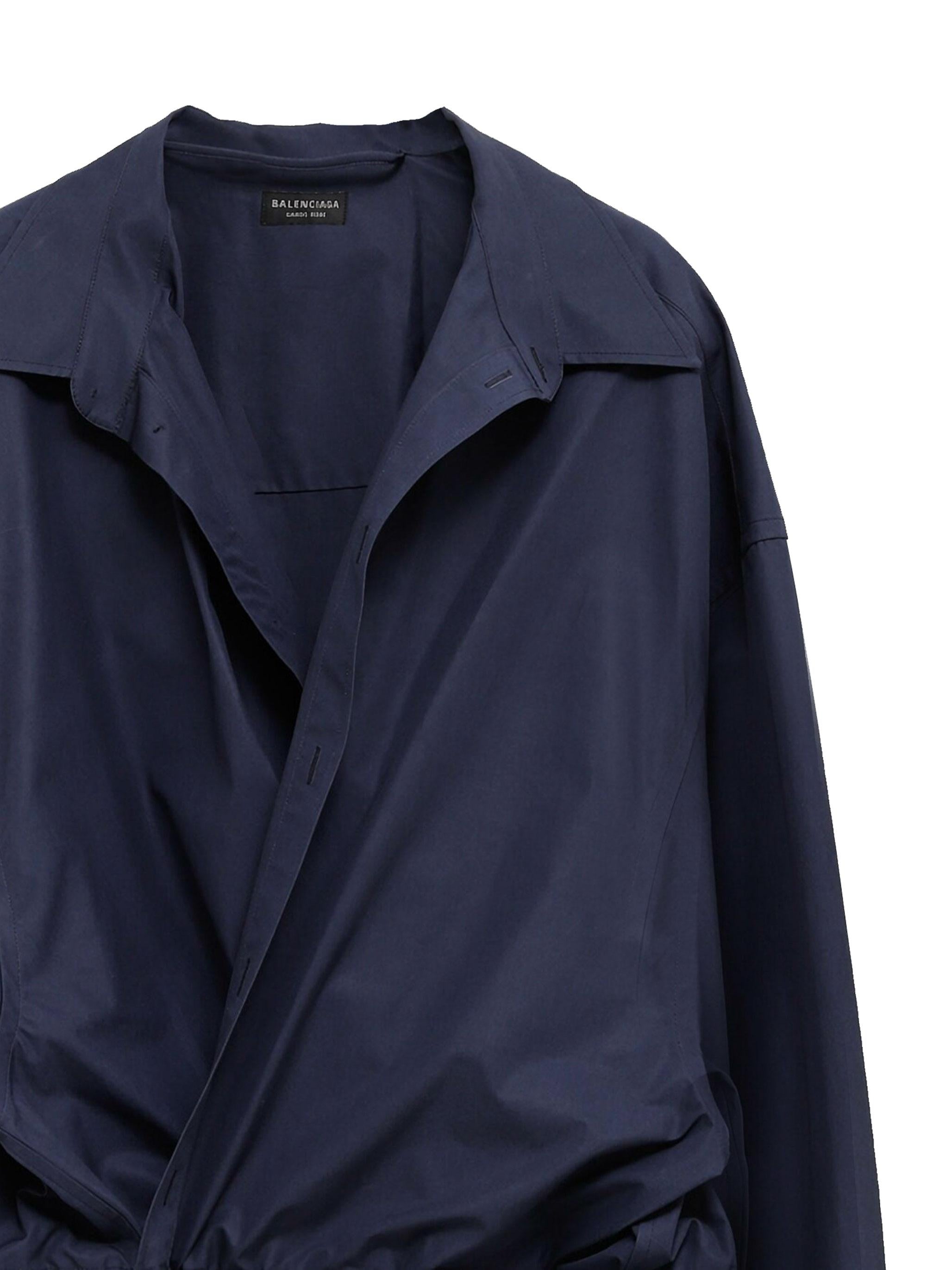 Abito stile camicia mini 814136 TRM174530 BALENCIAGA 