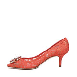 Décolleté in pizzo Taormina con cristalli CD0066 AL19880317 DOLCE & GABBANA 