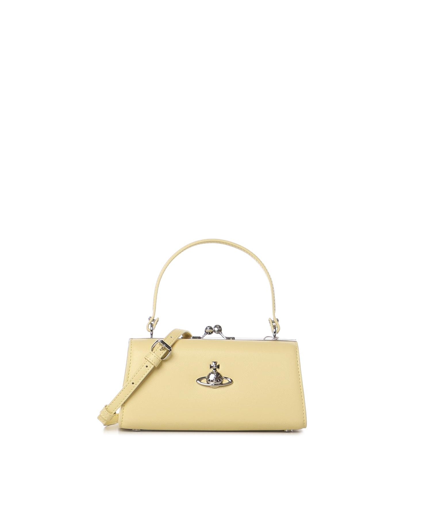 Borsa Doll XL Frame Purse con logo 4B01000QW S0026E402 VIVIENNE WESTWOOD 