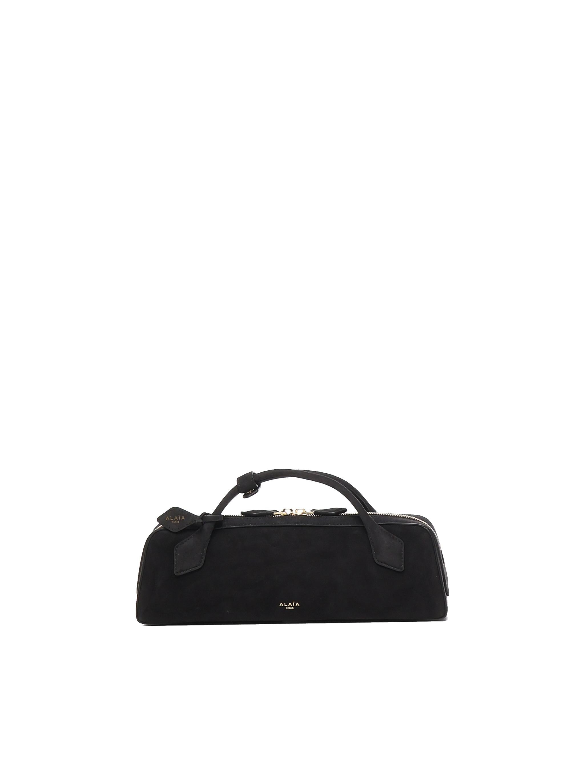 Pochette Le Teckel in pelle scamosciata AA1S06026CA328 999 ALAIA 