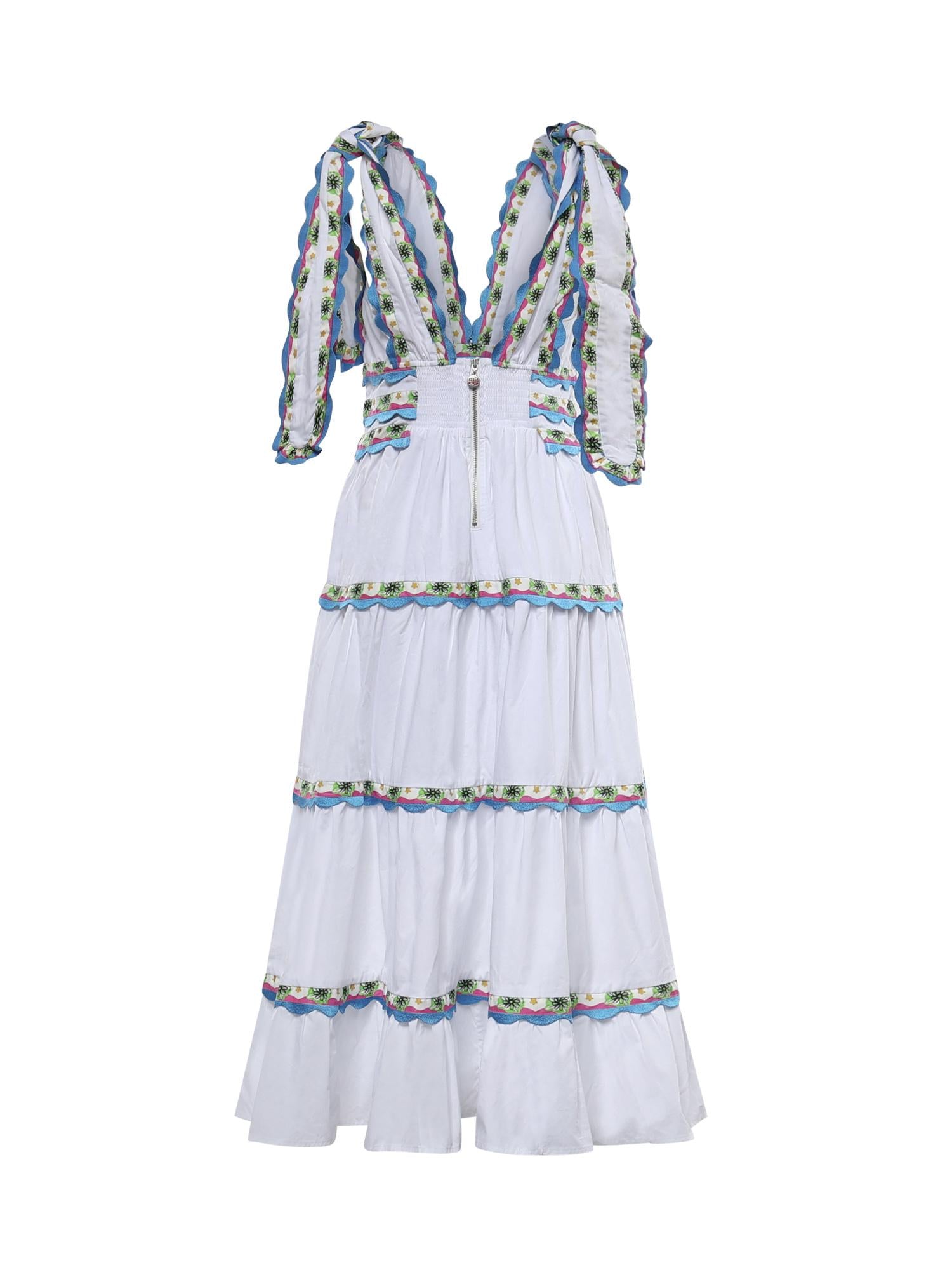 Abito midi Chelilli in cotone SS26CBD09A  CELIA B 