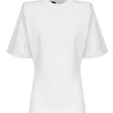 T-shirt con spalle imbottite 105217 A2M2Z04 PINKO 