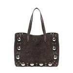 Borsa tote Nellcote media in suede 6W0B0R79 JET0TO VALENTINO GARAVANI 