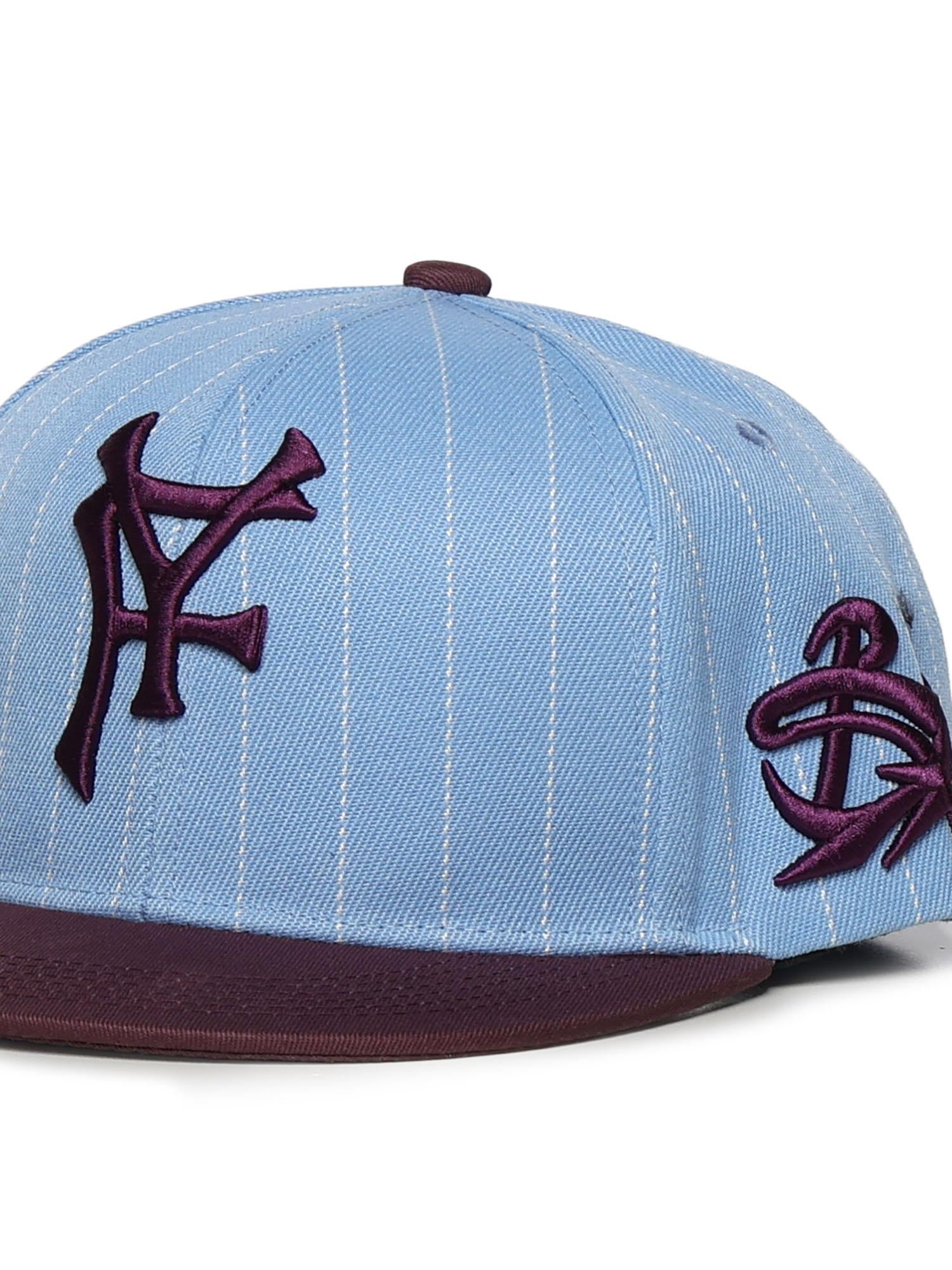 Cappello da baseball a righe DFM58031C0001PX BLU/PURP PDF CHANNEL 