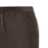 Minigonna in velluto DN6230 BROWN OTTOD'AME 