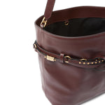 Borsa a spalla media Bucket Belt Bag in pelle 106339 A0QOR49Q PINKO 