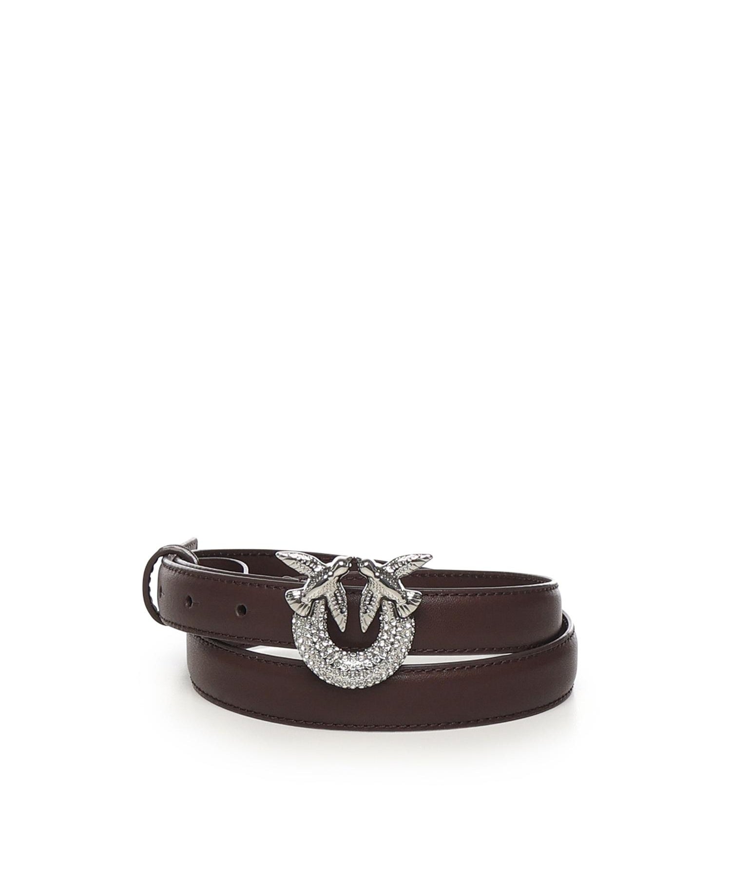 Cintura in pelle con logo 105876 A0F1LA7N PINKO 