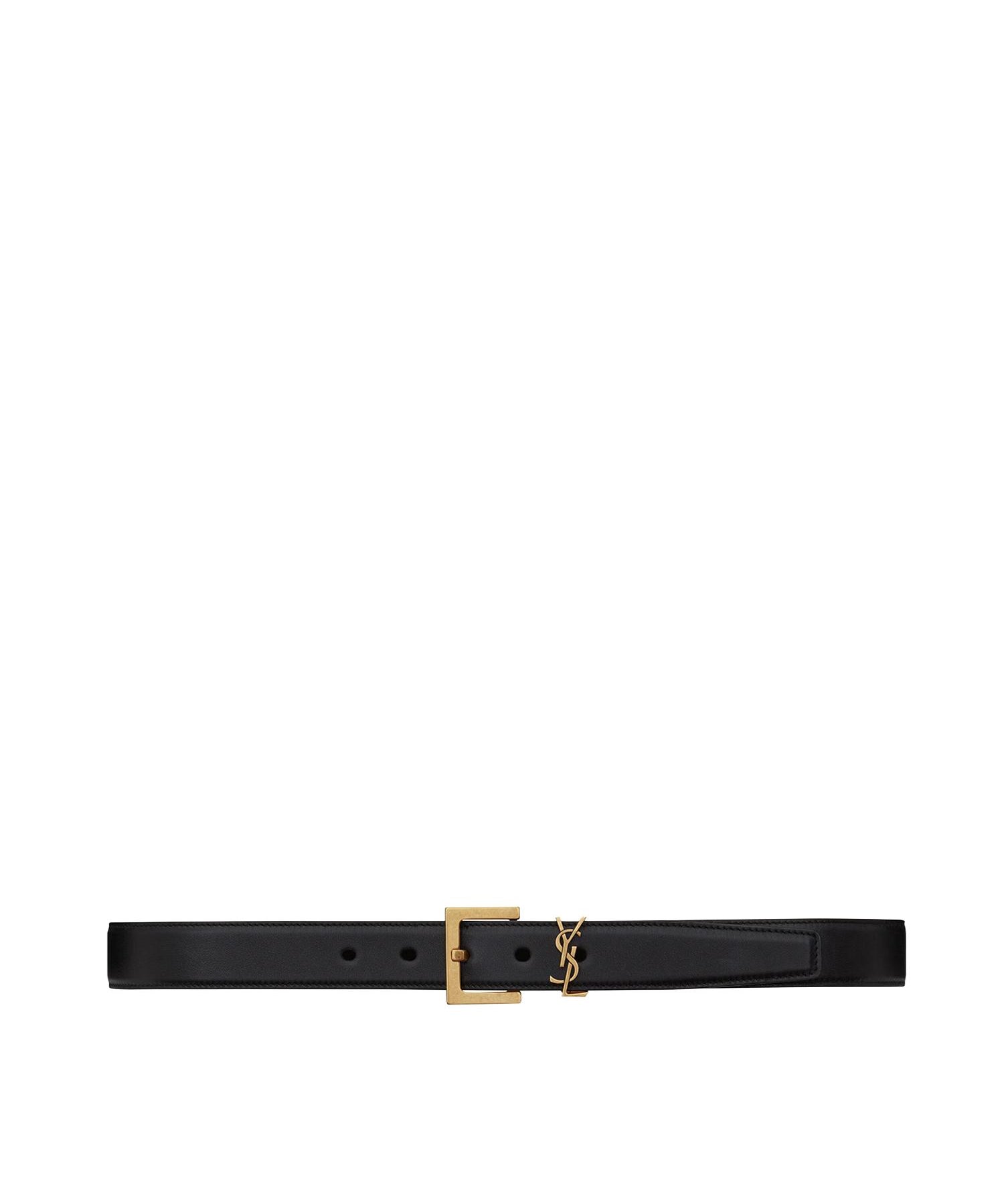 Cintura Cassandre in pelle liscia 634437 BOO0W1000 SAINT LAURENT 