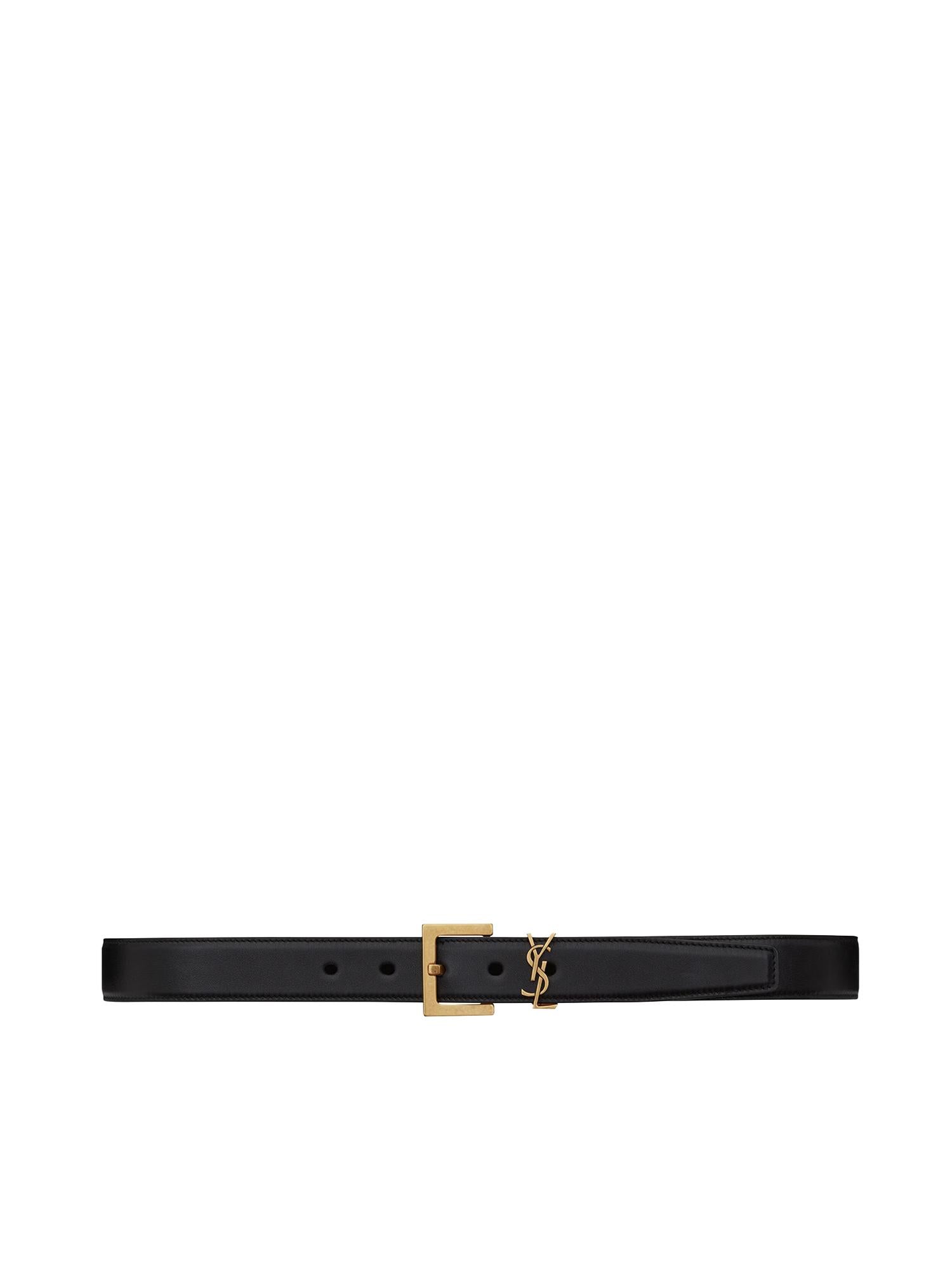 Cintura Cassandre in pelle liscia 634437 BOO0W1000 SAINT LAURENT 