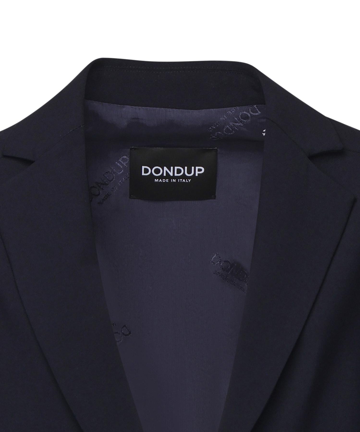 Smanicato monopetto in denim e tela di lana DJ726 DS0345MLQ1800 DONDUP 