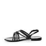 Sandali Fredy con strass 73SC8V501STR FREDYNERO/ARGENTO V° 73 