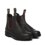 Chelsea boots in pelle<BR/> 500 BROWN BLUNDSTONE 