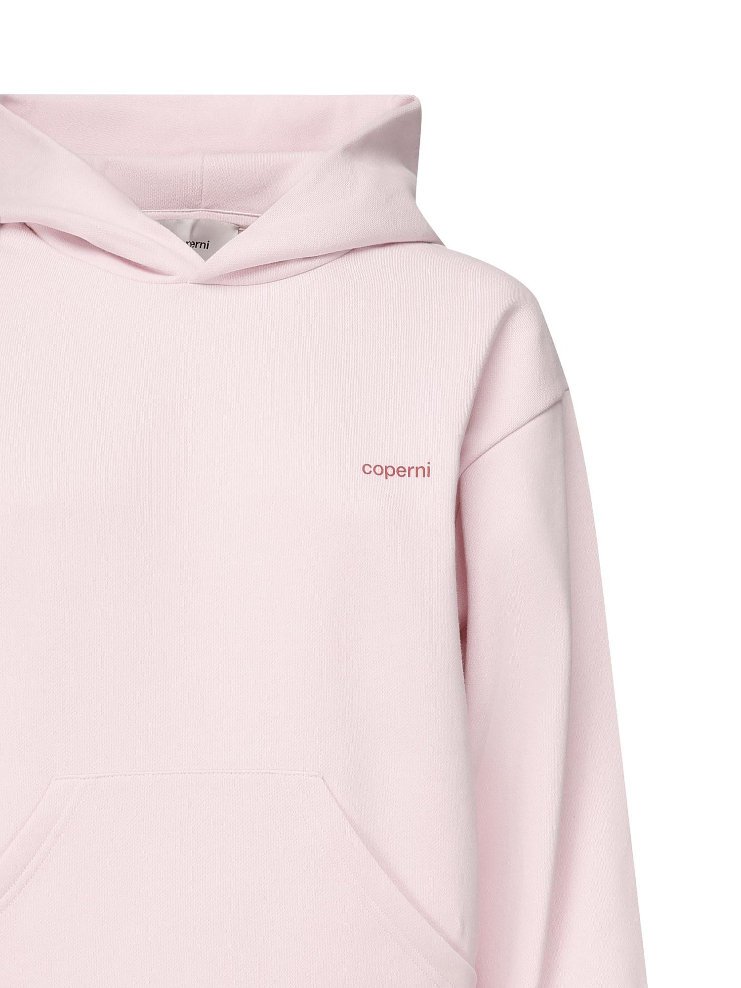 Felpa con cappuccio e logo COPJS15F5035 PINK-RED COPERNI 