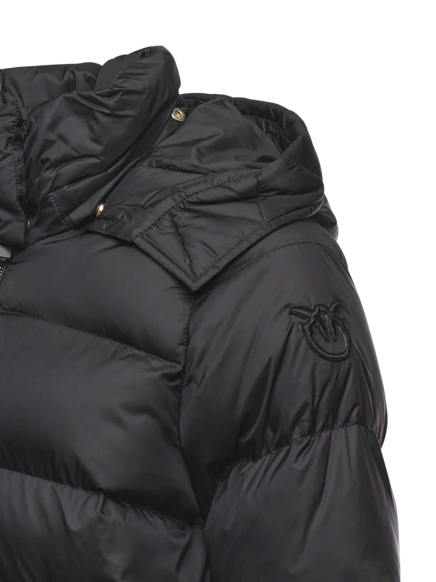 Piumino imbottito con cappuccio 105720 A2TFZ99 PINKO 