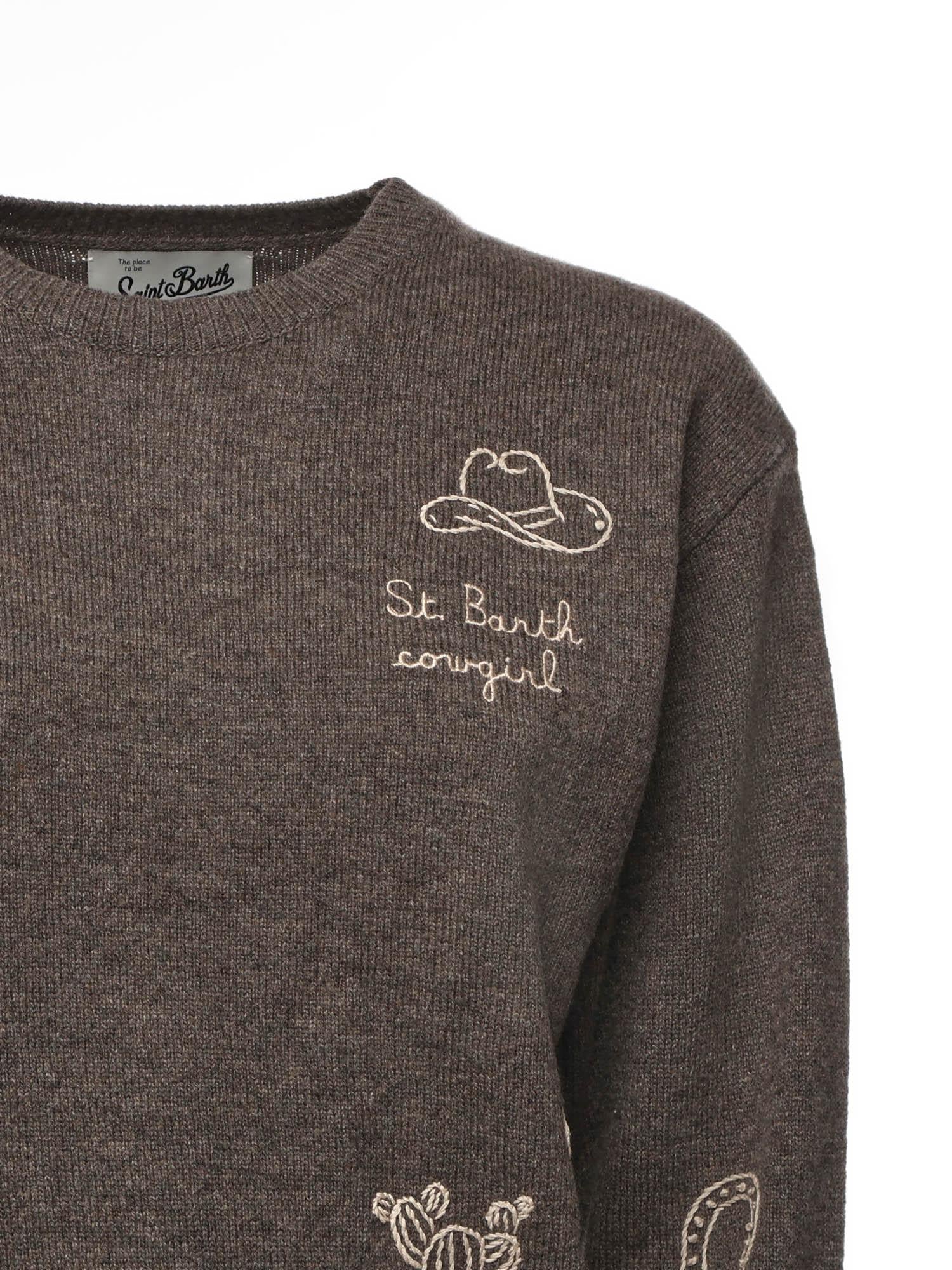 Maglione con logo LUOI008 02141I MC2 SAINT BARTH 