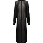 Abito Kim in georgette 25FWNAB-0004 BLACK NINEMINUTES 