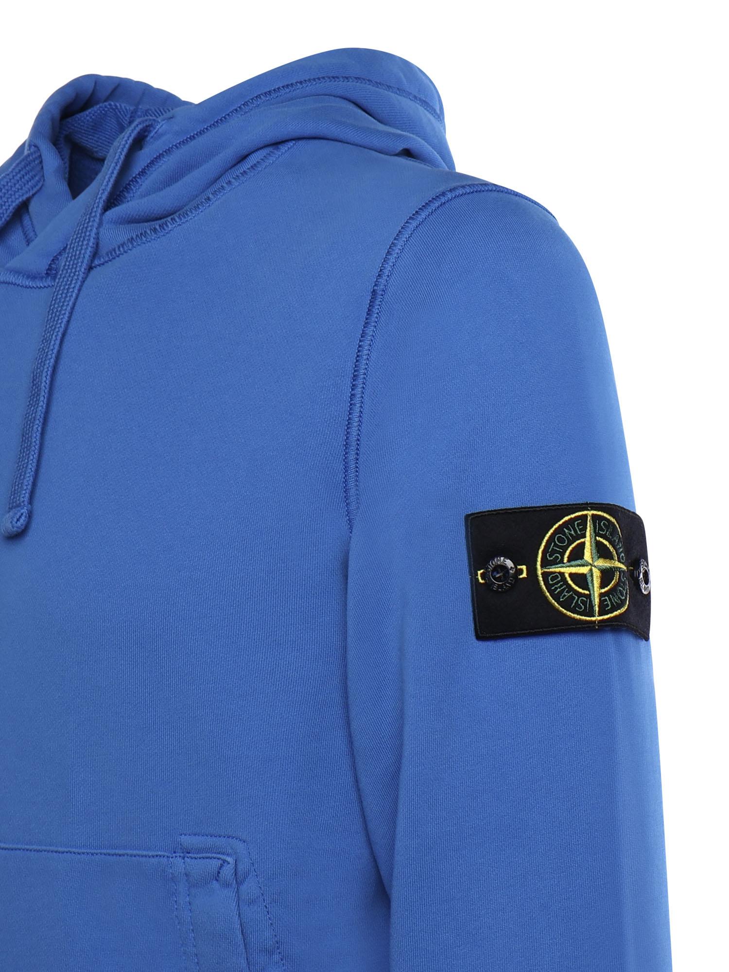 Felpa con logo in cotone L1S156100062 S0051V0022 STONE ISLAND 