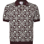 Polo in maglia di cotone con monogramma MAW25KW1092 01 CASABLANCA 