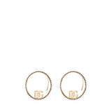 Orecchini ear cuff con logo e strass WEP2L4 W1111ZOO00 DOLCE & GABBANA 