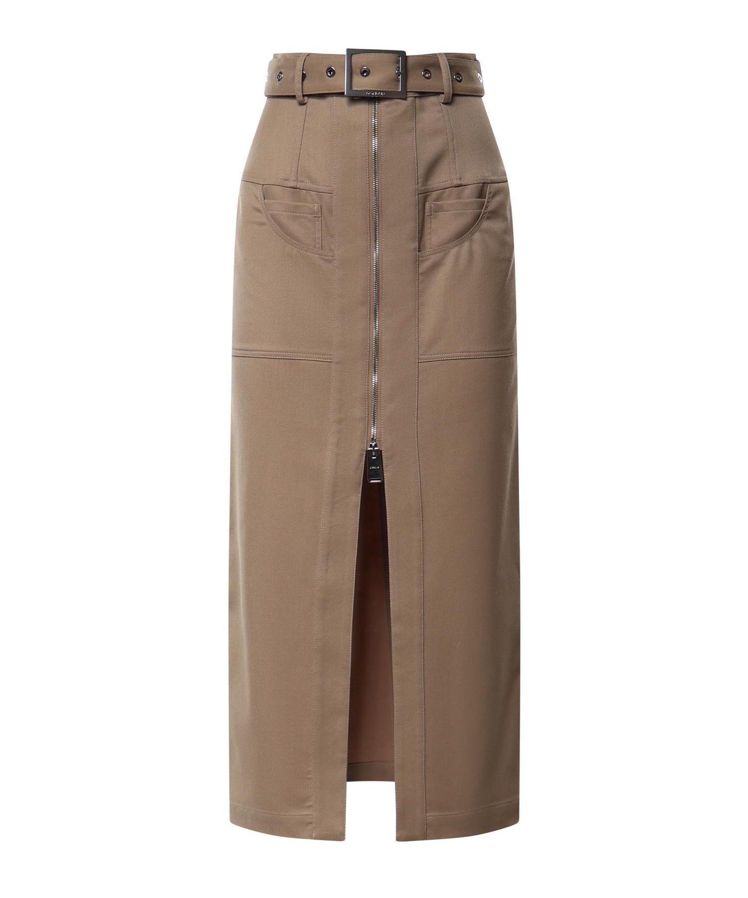 Gonna lunga in cover misto lana G616 WS0117DXXX728 DONDUP 