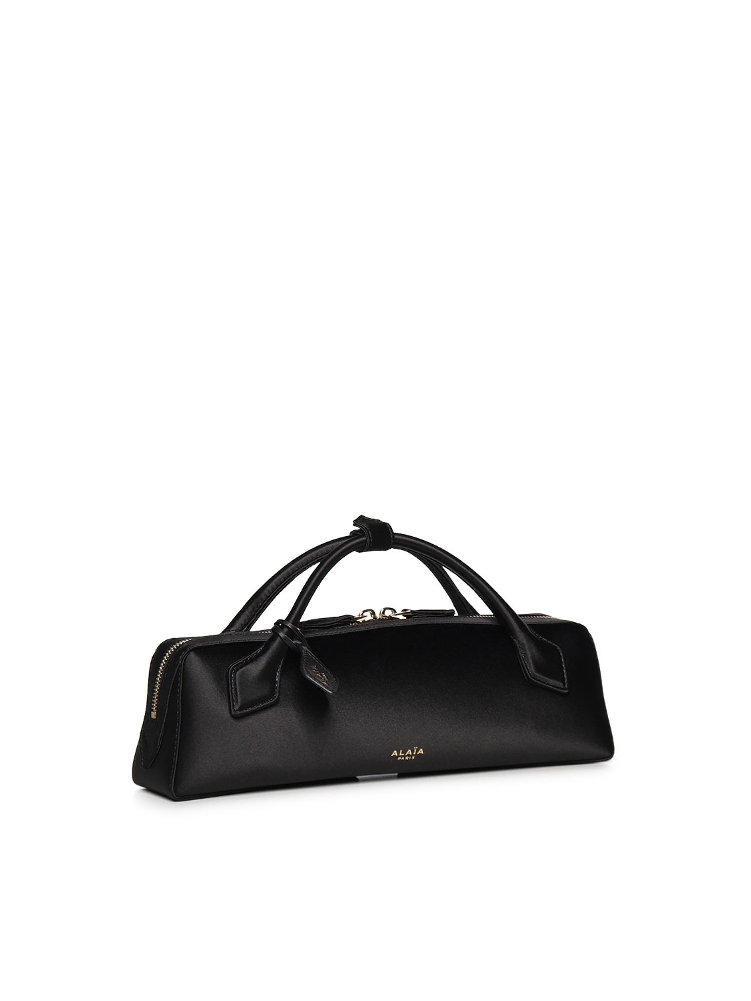 Pochette Le Teckel in satin AA1S06026A024 999 ALAIA 