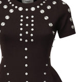 Mini abito Snap COPML164Y3019 BROWN COPERNI 