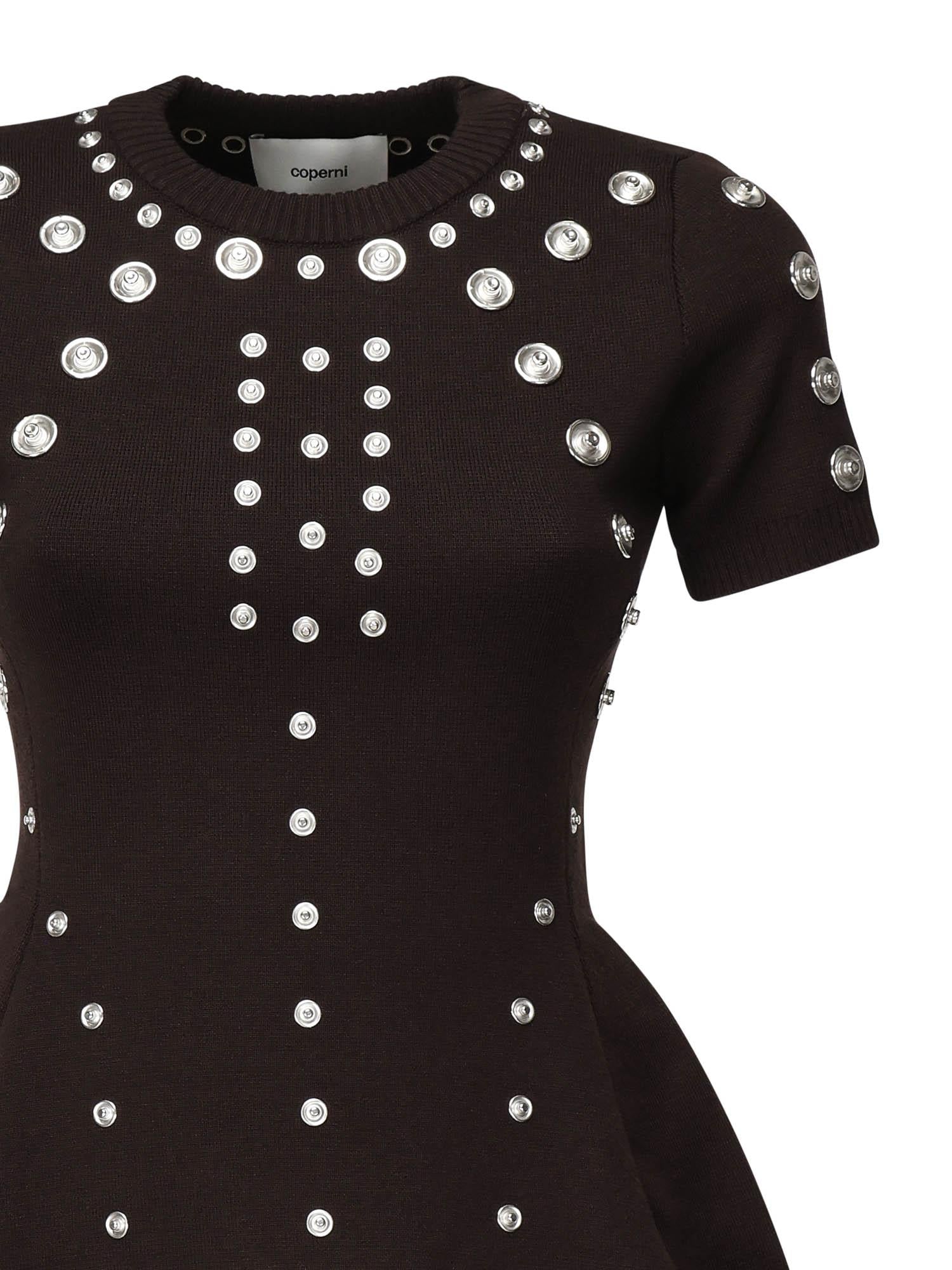 Mini abito Snap COPML164Y3019 BROWN COPERNI 