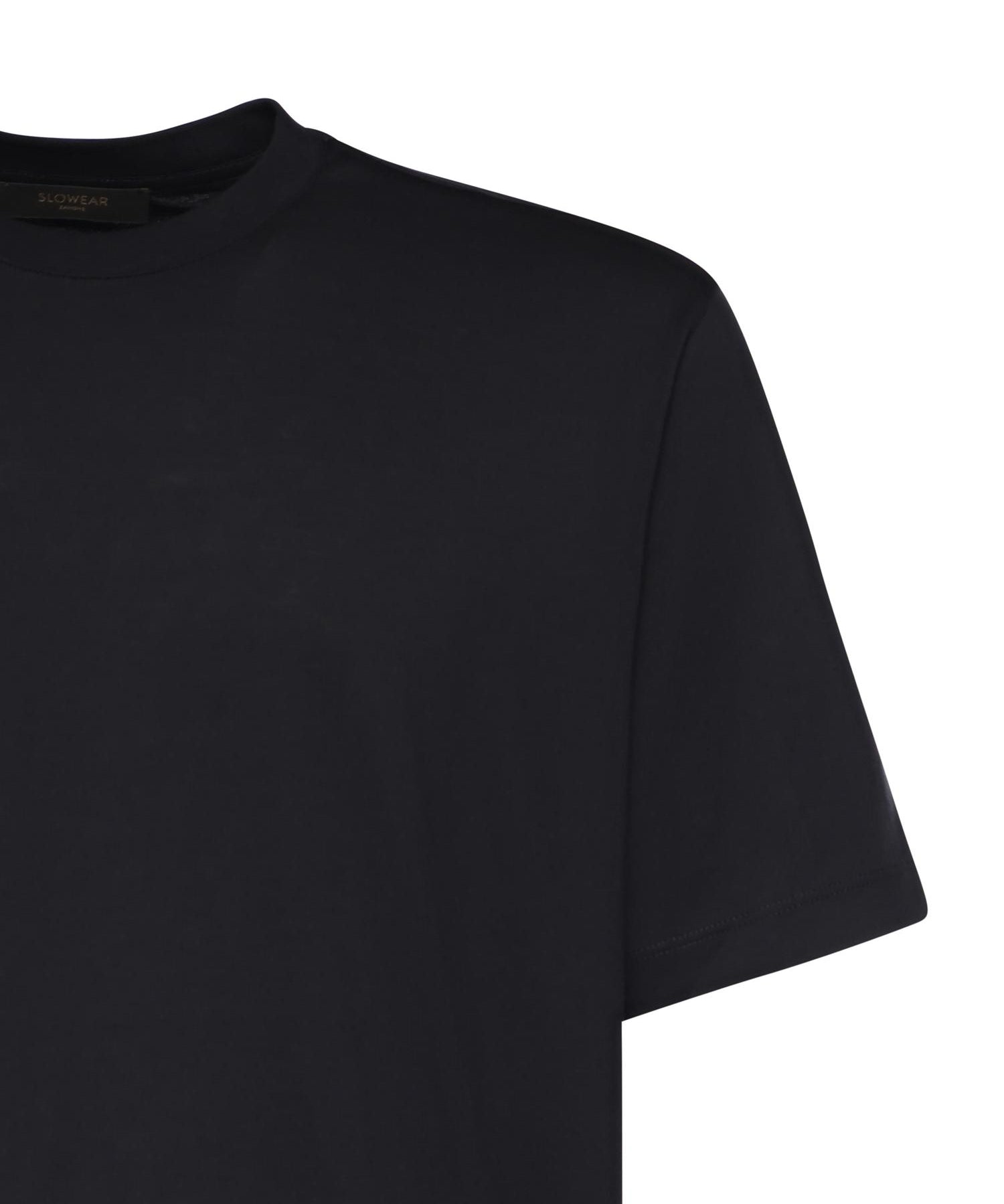 T-shirt in cotone e seta 810324 ZQ317Z0542 ZANONE 