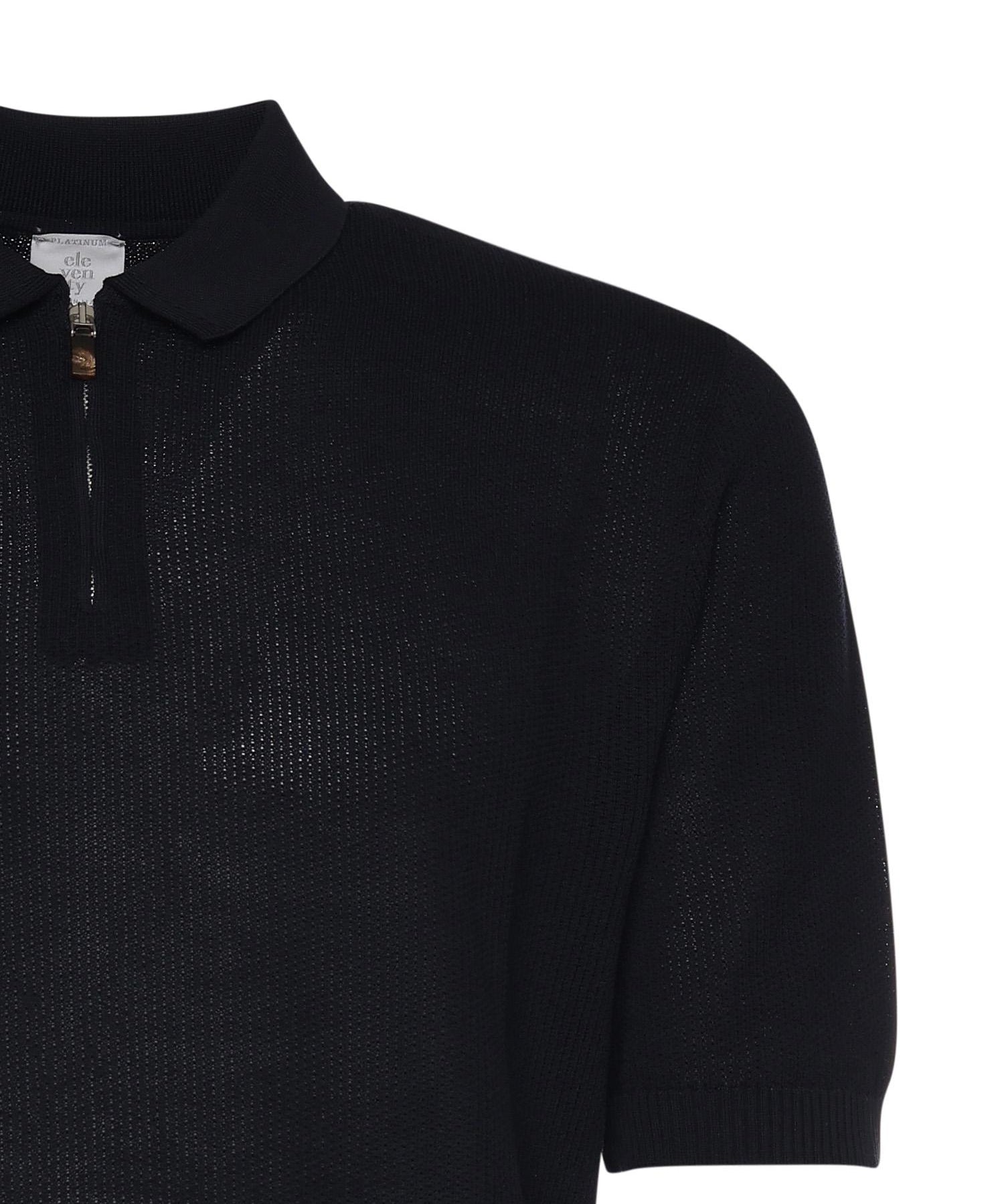 Polo con zip in cotone M76MAGM90MAG0M008 11 ELEVENTY 