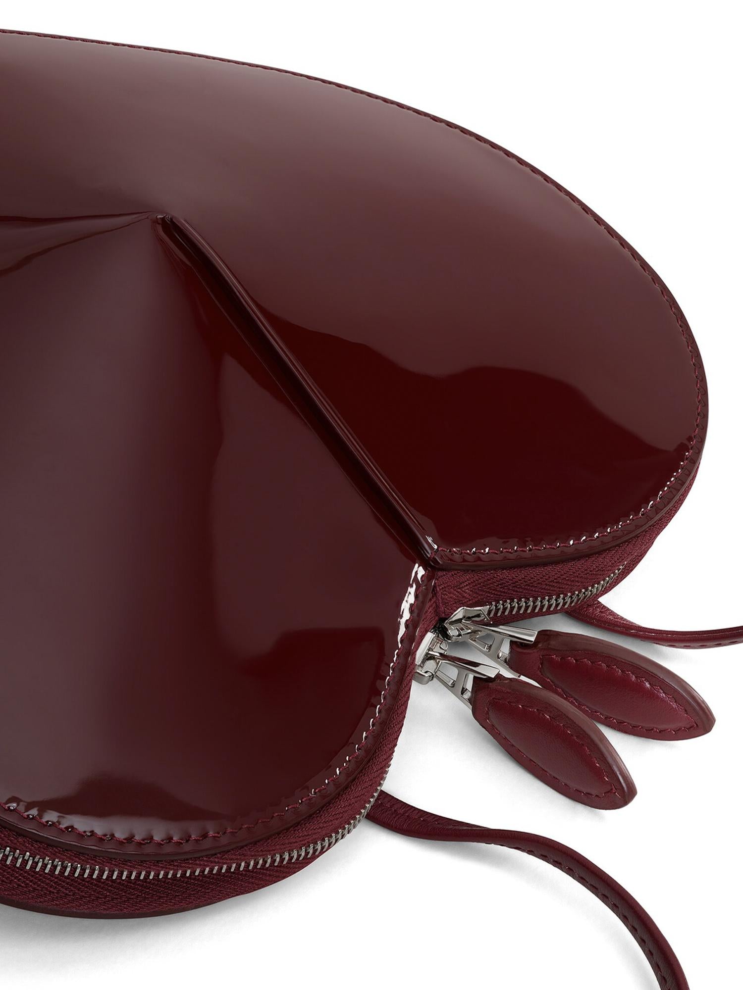 Borsa Le Cœur in pelle verniciata<BR/> AA1P003CA189 325 ALAIA 