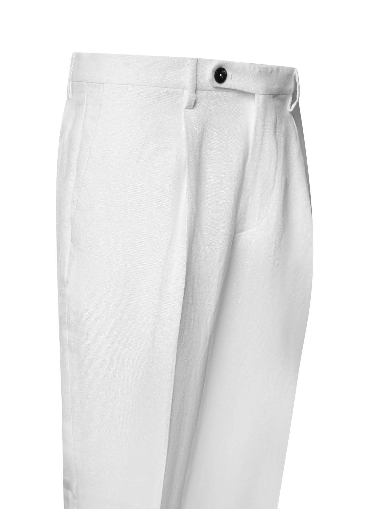 Pantalone Tk America in lino MCFRK3259S26 282 MICHAEL COAL 