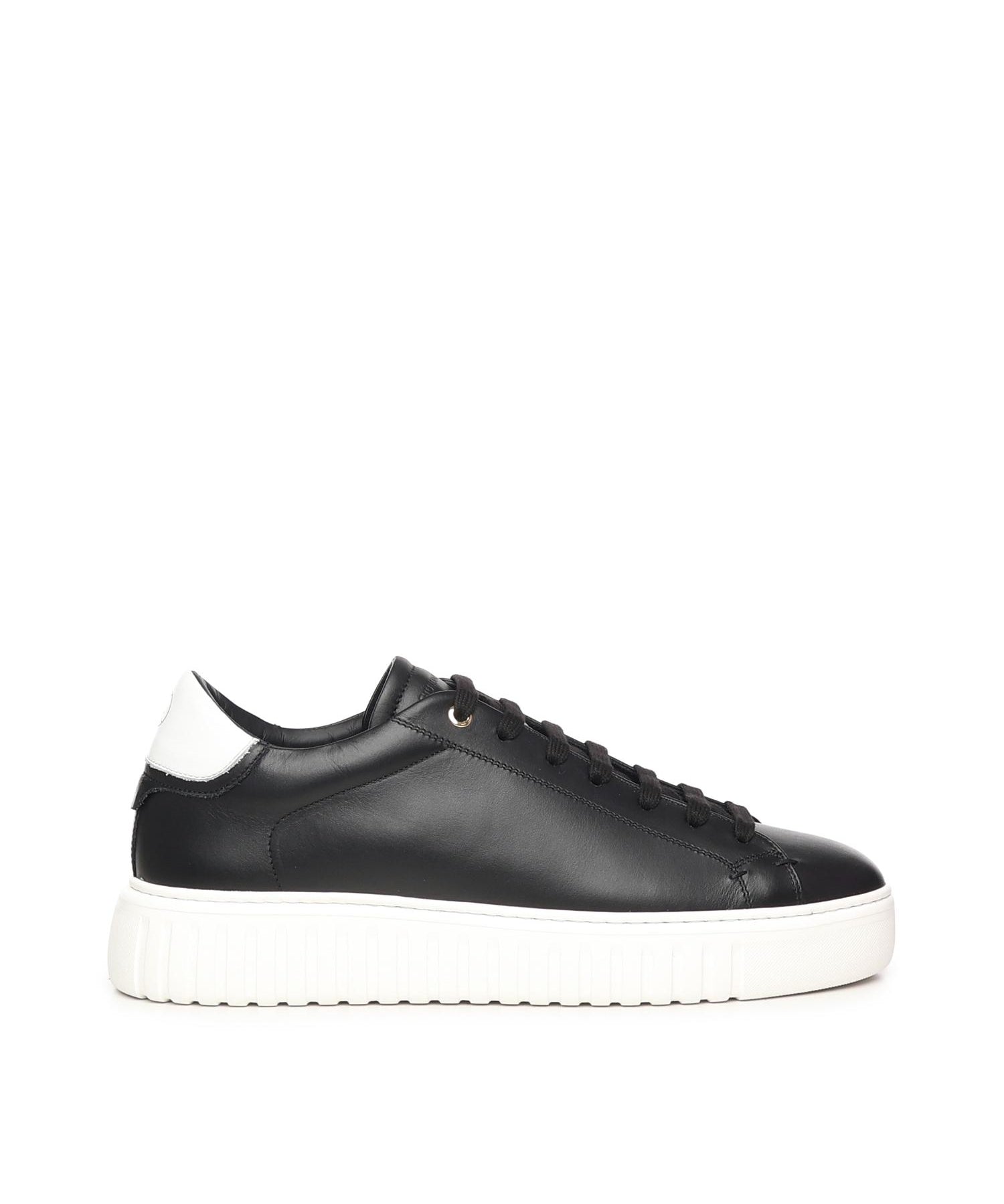 sneakers Mars in pelle MARS NAPPABLACK/WHIRE GIULIANO GALIANO 