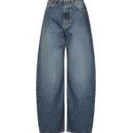 Jeans Round in denim délavé AA9P0176T536A 525 ALAIA 