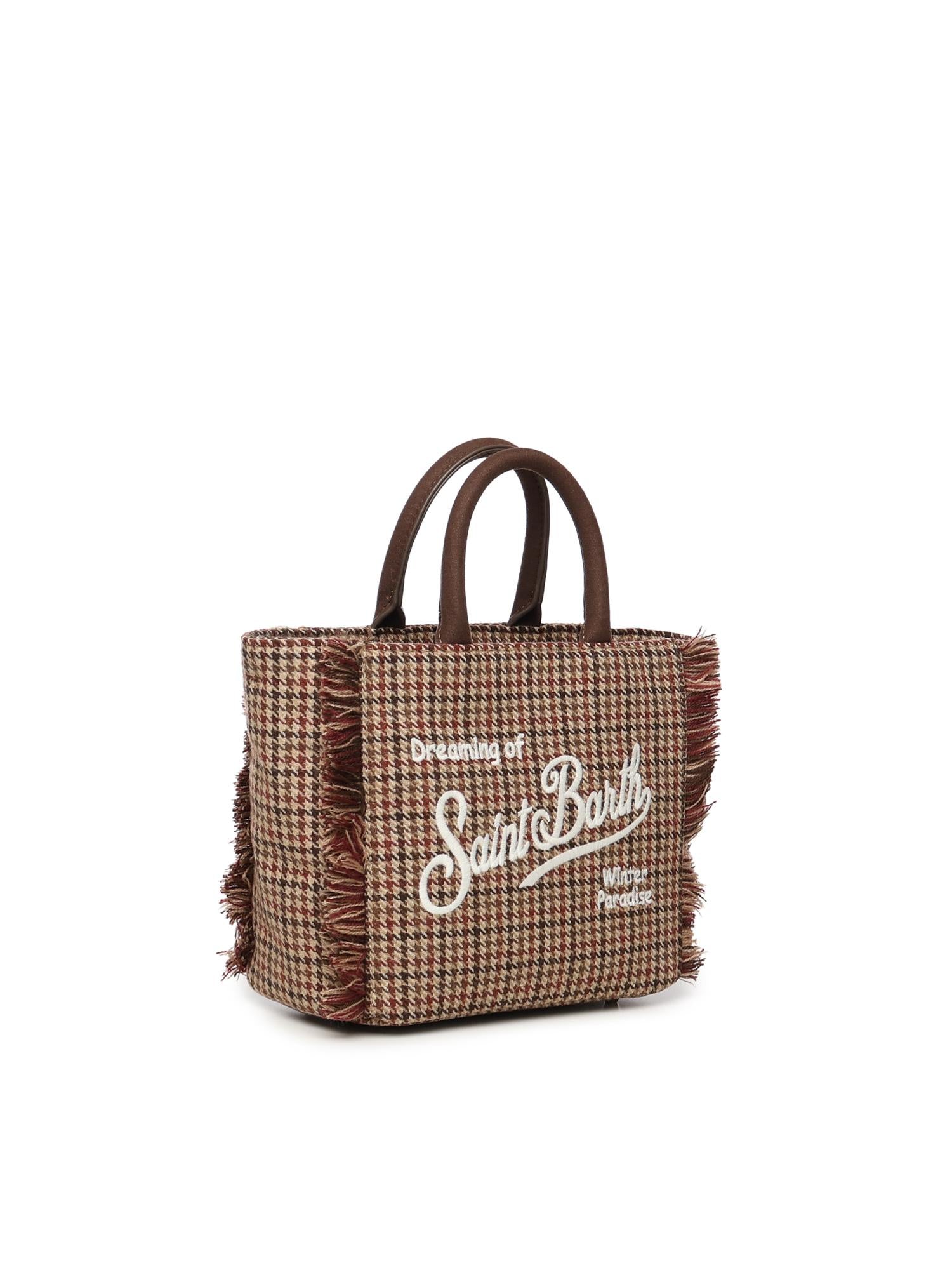 Mini bag Vanity wool con logo VAMI023 00282I MC2 SAINT BARTH 