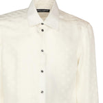 Camicia Martini in seta jacquard logo G5MM4T FJ1JYN0000 DOLCE & GABBANA 